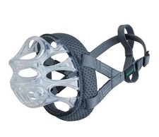 Baskerville Dog Invisa Muzzle Transparent Design  360 Padded Basket Size 6 NEW