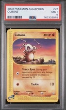 2003 POKEMON AQUAPOLIS #72 CUBONE PSA 9 on eBay