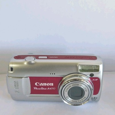 Canon PowerShot A470 7.1 MP Digital Camera with 3.4x Optical Zoom w/ Memory Card