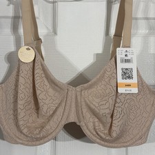Wacoal 855345 Inside Job Side Support Seamless Underwire Br, Sand Size 34DD
