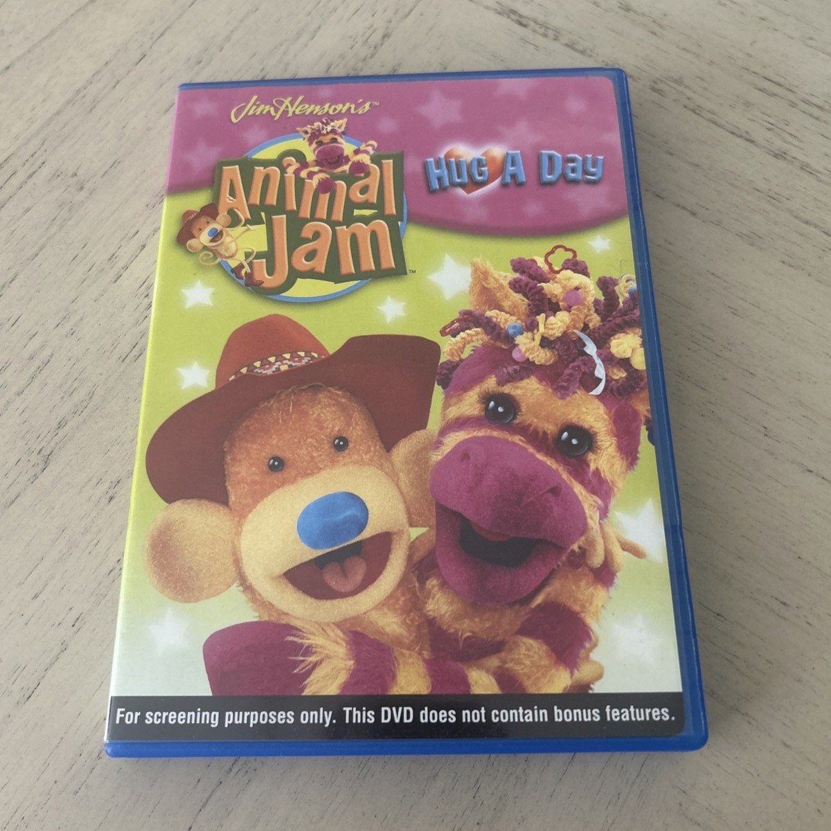 Jim Henson's Animal Jam - Hug a Day (DVD, 2005) HIT Entertainment