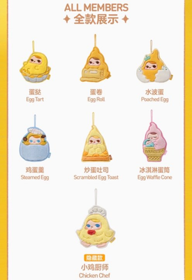 Authentic Pucky Egg Beanie Series Collection Hand Towel Series