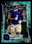 2025 Bowman Chrome University Football Aqua Refractor Jonah Coleman #18
