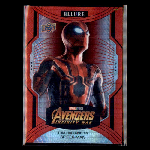 Tom Holland as Spider-Man [Red] #122 card