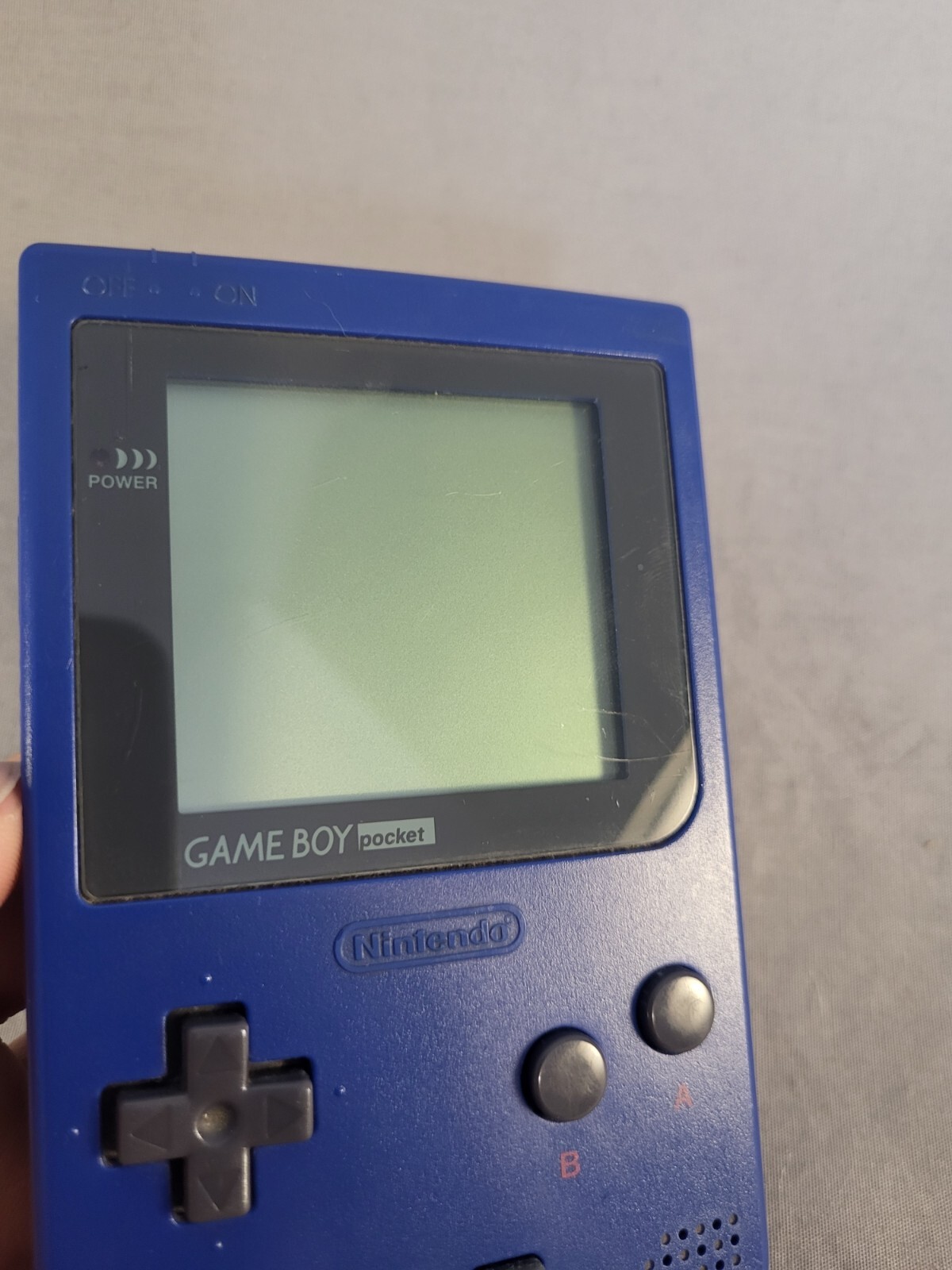 Gameboy Pocket Handheld System - Blue - MGB-001 - OEM - Tested!