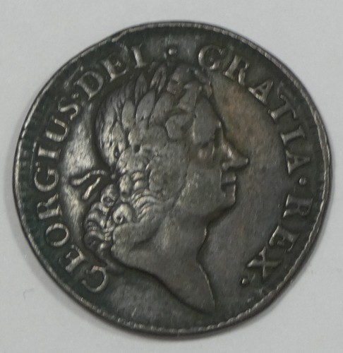 1723 Woods/Hibernia 1/2 Penny Colonial Copper Coin VERY FINE - Picture 2 of 4