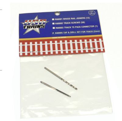 USA TRAINS R80005 2MM TAP and Drill Set for Locking Train Track, Aristo Bachmann