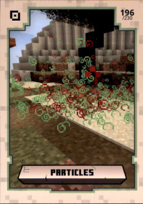 Minecraft Trading Cards 2021 - Nr. 196 Particles Item Basis Karte