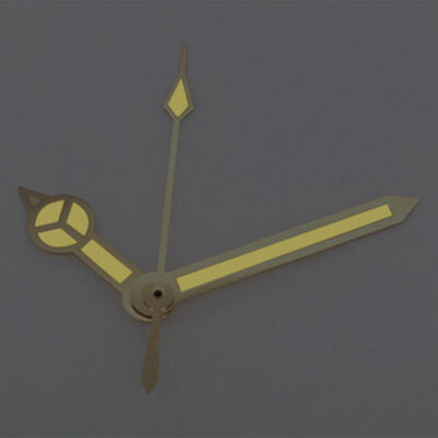 13.5x13x8.75mm Rose Golden Trim Yellow Lume Watch Hands for Asian 8215/2813/8205