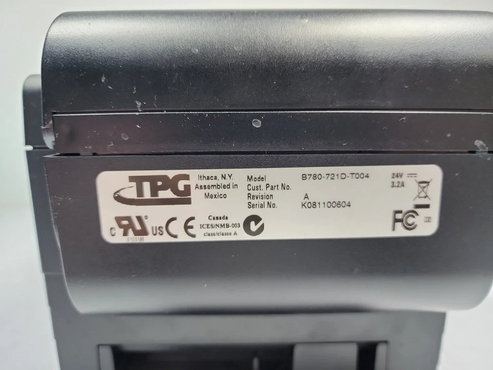 IMPRESORA HÍBRIDA DE RECIBOS/DESLIZABLES TPG B780-721D-T000 COGNITIVA B780 Foto 4 de 4