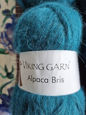 5x50,0 VIKING GARN ALPACA BRIS ,petrol