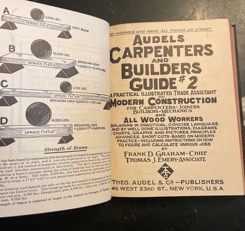 Audels Carpenters and Builders Guide - 1949 - Frank Graham - Complete set of 4 v - Picture 3 of 5