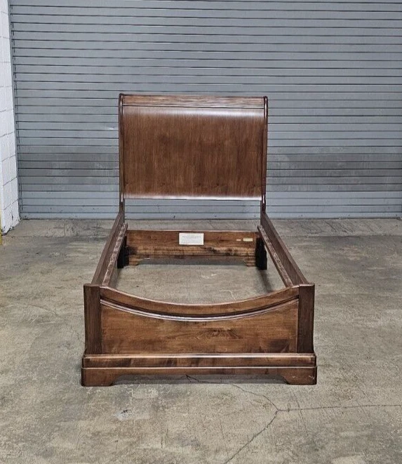 Marco de cama doble Stickley Antiquities Collection cereza maciza Foto 2 de 4