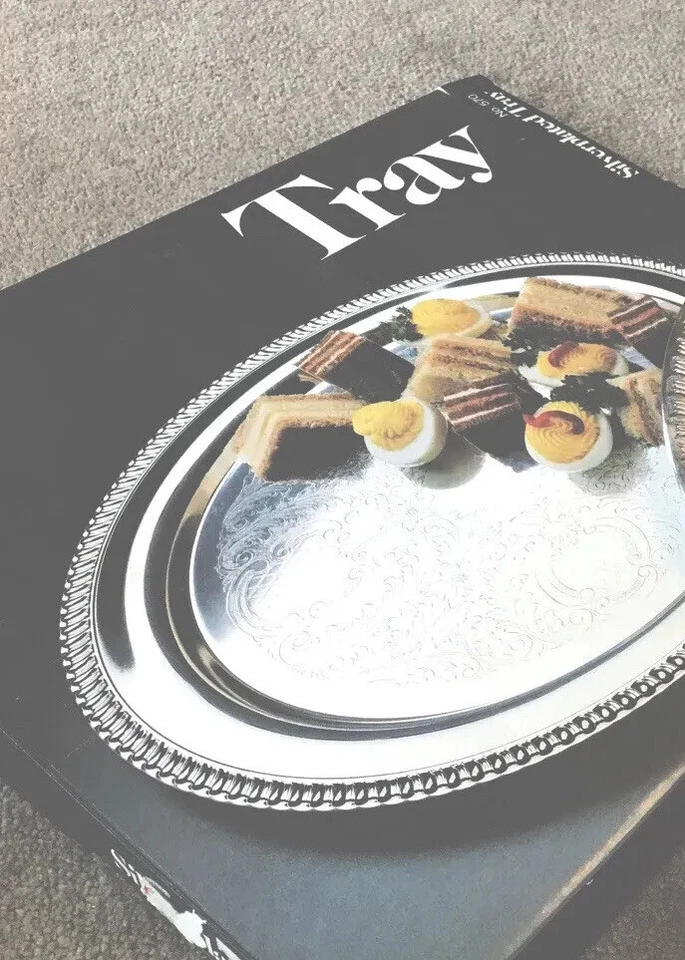 Leonard Towle Silver-plate 12” Round serv tray NEW Other Stored in Original Box. - Image 2 of 4