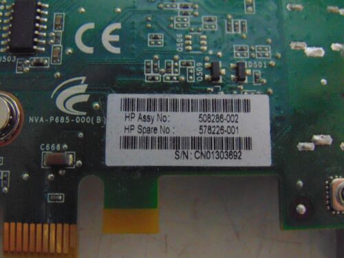 Lot (4) HP 256MB PCIe NVIDIA Quadro NVS 295 DUAL DP Video Card 508286-002 - Picture 5 of 5
