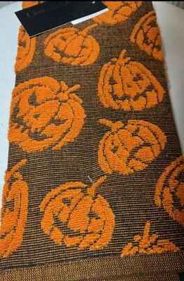 Chistian Lacroix Kitchen Towels Set Of 3 Halloween Jack-O-Lantern New 