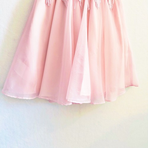 VTG Ceci Girls Blush Princess Pink Dress Party wedding Ballerina Girly Size 5/6 - Picture 8 of 19