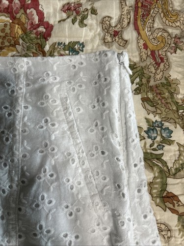 1.State Womens White Eyelet Cotton Casual Shorts Sz 6 - Picture 6 of 10