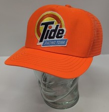 Vintage Tide Racing Team Nascar Trucker Hat Rare Snapback Racing Cap Made In USA