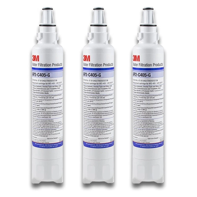 3M AP2-C405 G Replacement Water Filter Cartridge - 3 Pack - Image 2 of 3