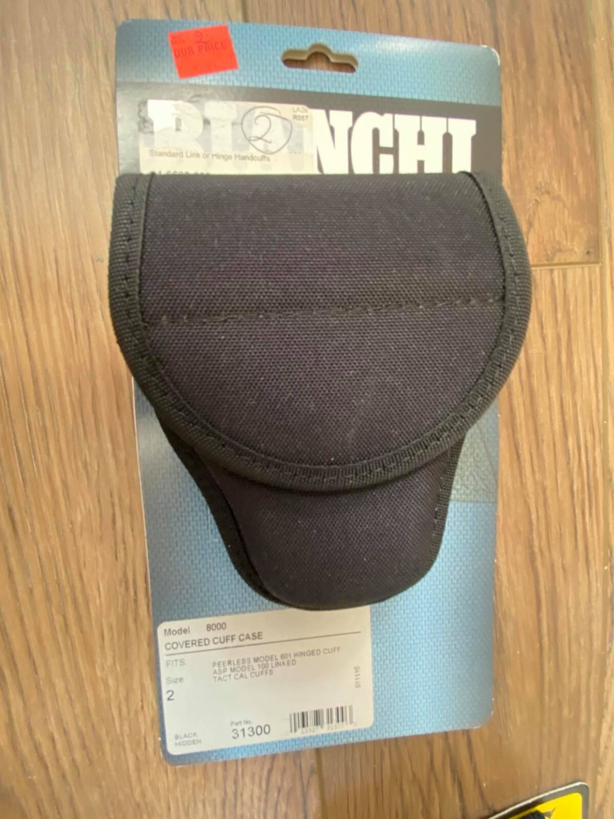 Bianchi 31300 Model 8000 Covered Handcuff Case Patroltek NWT
