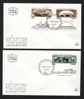 OPC 1975 Israel Architecture Set FDC Sc#558-560 with Tabs Unaddressed