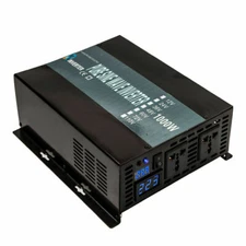 Pure Sine Wave Inverter 1000W  12V/24V/36V/48V DC to 120/240V AC Off Grid Car RV