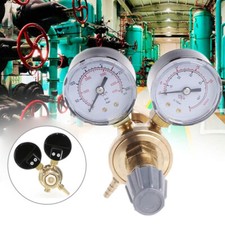 Argon CO2 Bottle Regulator 2 Gauge for MIG TIG Welder Coppe Reducer Gas Pressure
