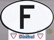 STICKER. automobile. DINITROL