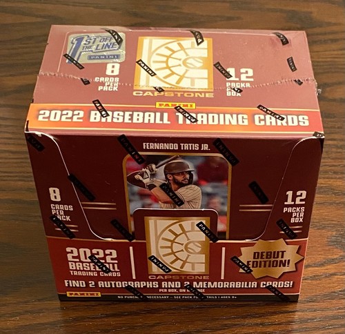 2022 Panini Capstone Baseball Trading Cards 1ST OFF THE LINE Hobby Box - FOTL 🔥 - Picture 1 of 17