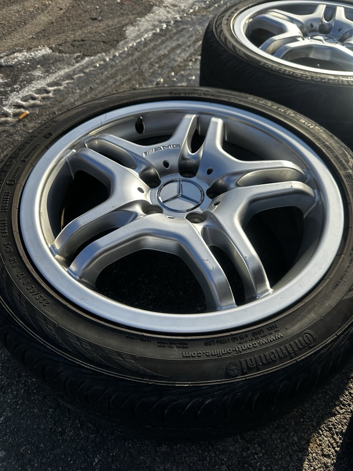 AMG Mercedes-Benz C-class OEM Wheels 17 ” W203 C32 AMG Factory Original ...