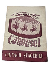 Vintage 1947 Chicago Shubert Theatre Carousel Playbill Stagebilll (Henrici's 40s