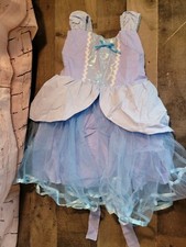 Halloween Youth princess dress blue Cinderella dress up outfit
