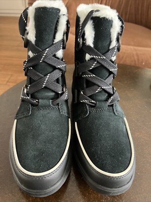 WOMENS SOREL TIVOLI IV WATERPROOF BOOTS 6.5 NEW IN BOX BLACK