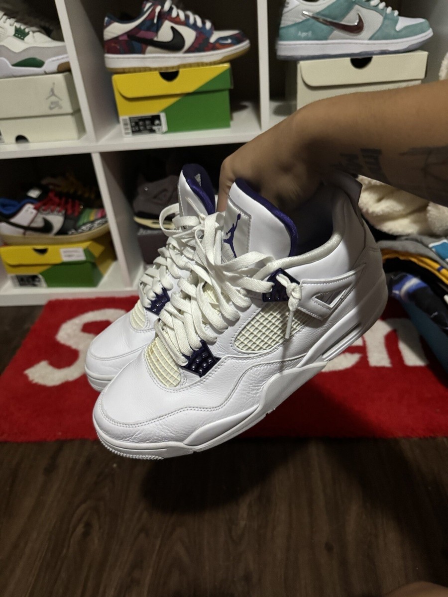 Size 10.5 - Jordan 4 Retro Mid Purple Metallic 193658231572| eBay