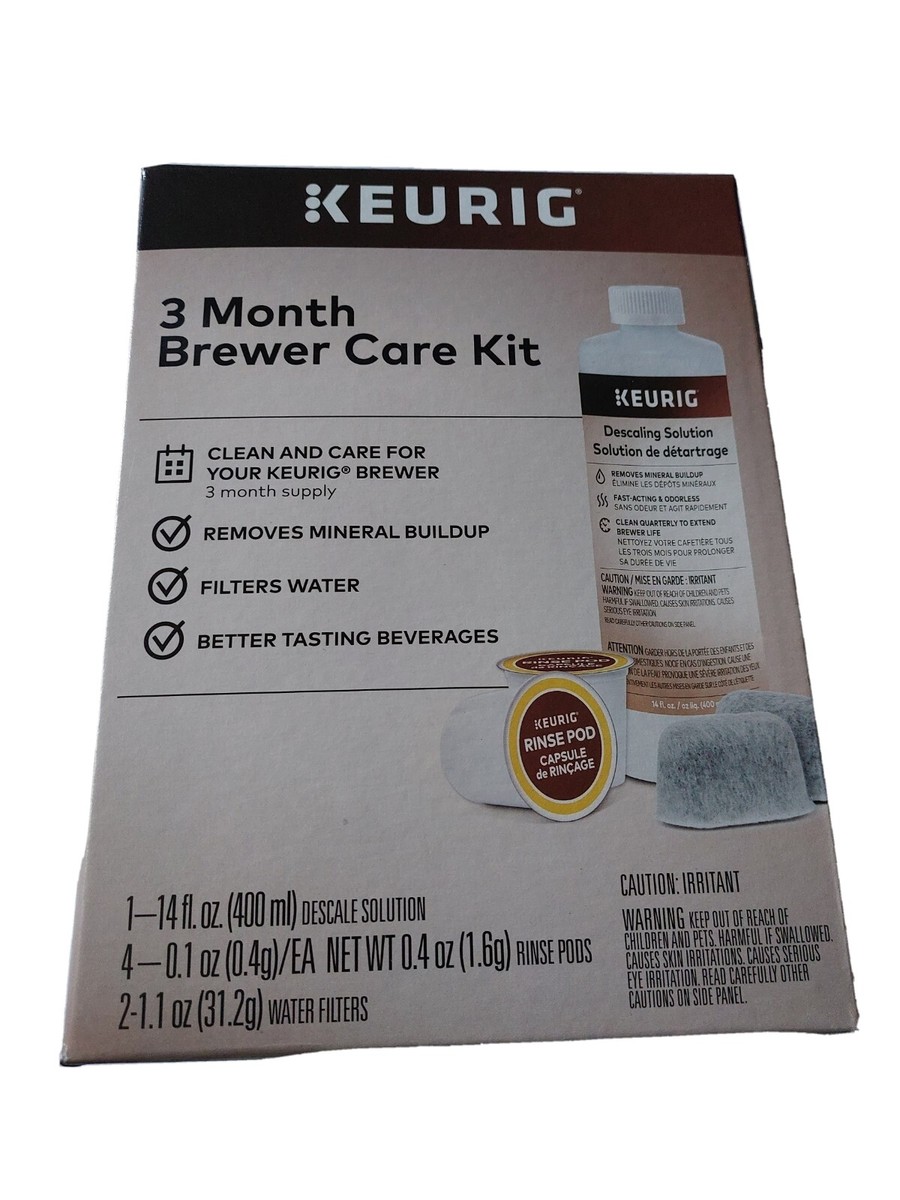 Brewer Care Kit Keurig K Cup Cleaner Keurig 3-Month Brewer