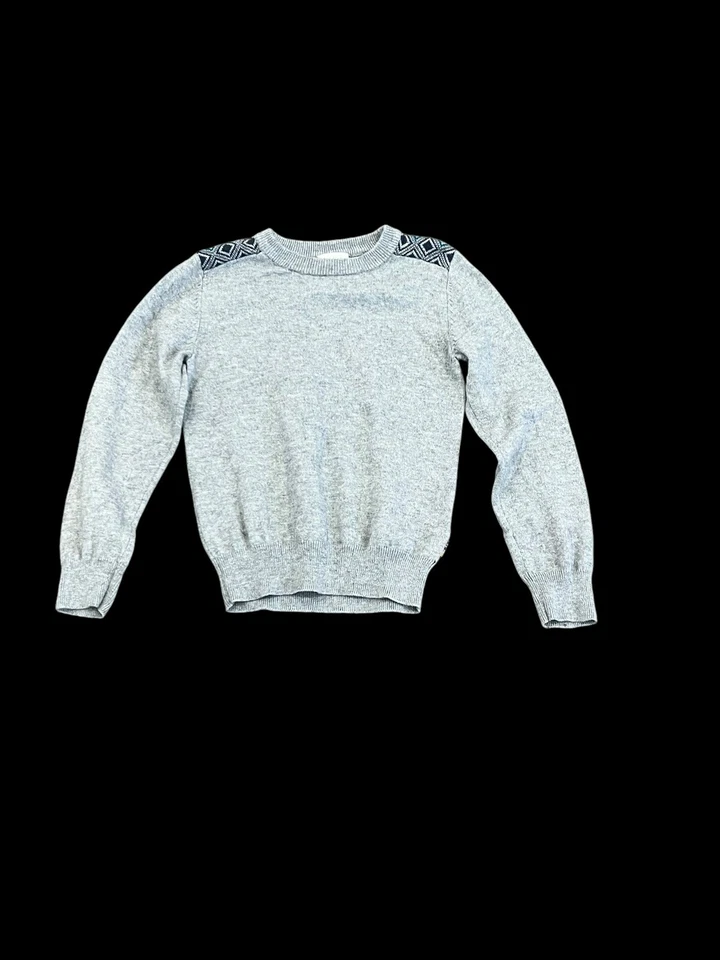 PAUL SMITH SUÉTER MASCULINO JÚNIOR CINZA GOLA REDONDA ALGODÃO CASHMERE PULÔVER JACQUARD 6 - Imagem 2 de 4