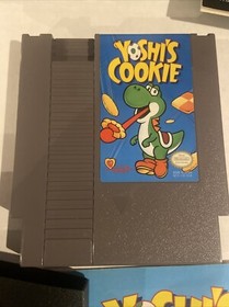 Yoshi's Cookie Nintendo NES Game w/Manual & Sleeve - Working CLEAN!