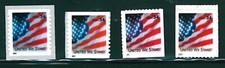 US Scott # 3549 3549B 3550 3550A United We Stand Lot De 4 Timbres Seuls