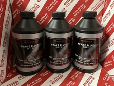 OEM Toyota Lexus Set of DOT 3 Brake Fluid 12 fl. oz 00475-1BF03 Three Pint Flush