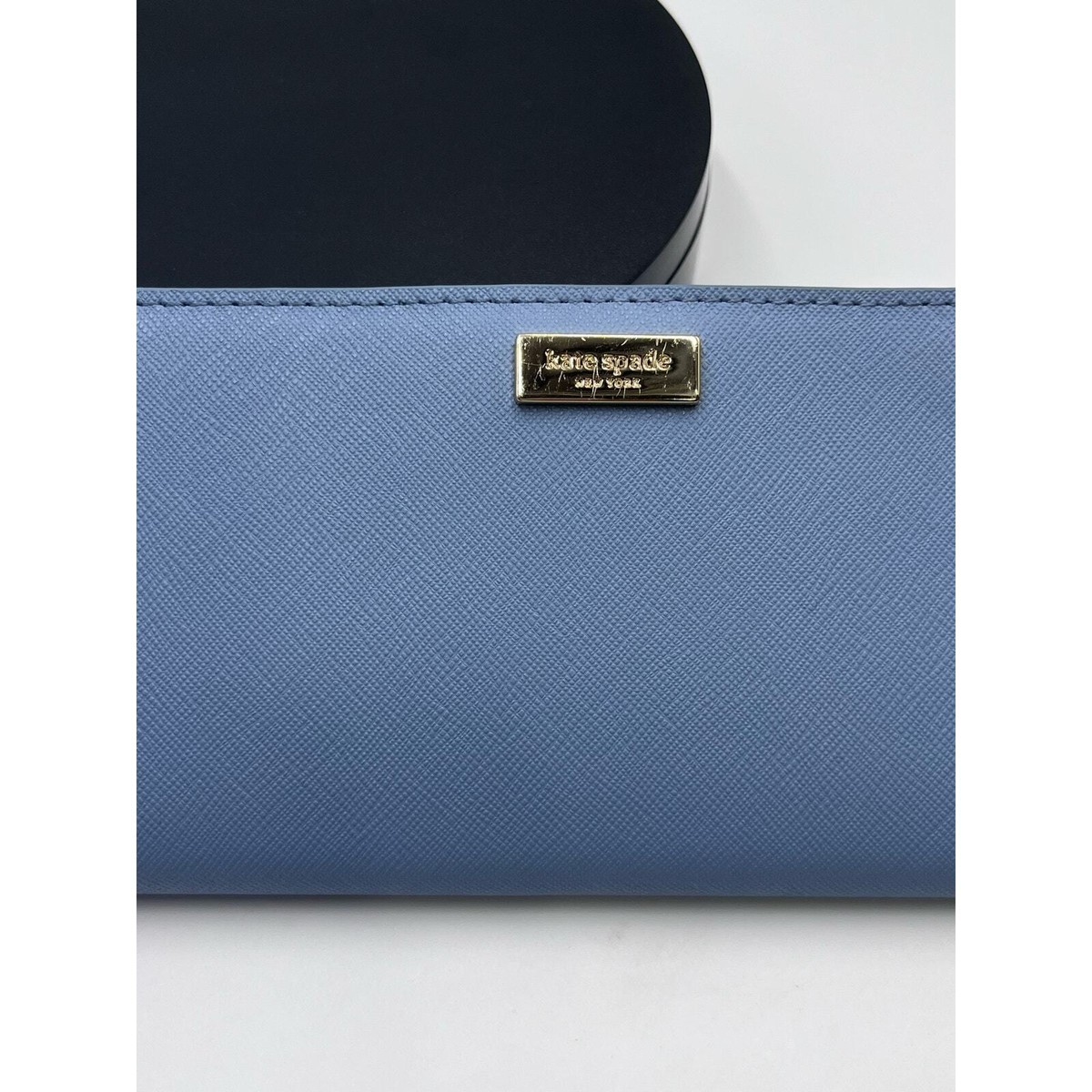 Kate Spade Cloud Cover Blue Laurel Way Stacy Snap Wallet