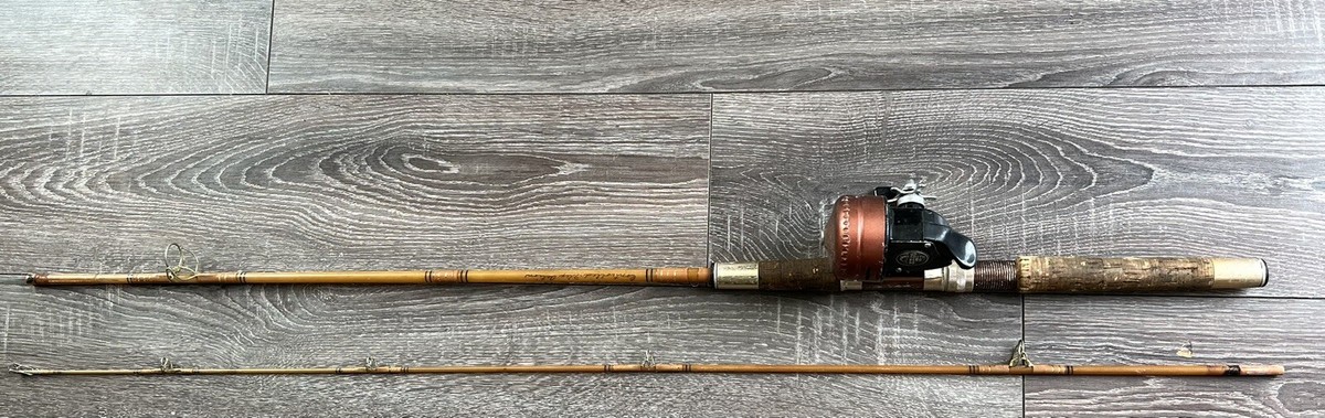 Vintage Heddon Golden Mark 50 Pro Weight #7642 6.5 ft fushing rod