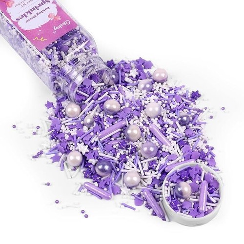 Essbare Glitzer Streusel Set für Tortendekoration bunte Zucker Cupcake Topper - Bild 13 von 17