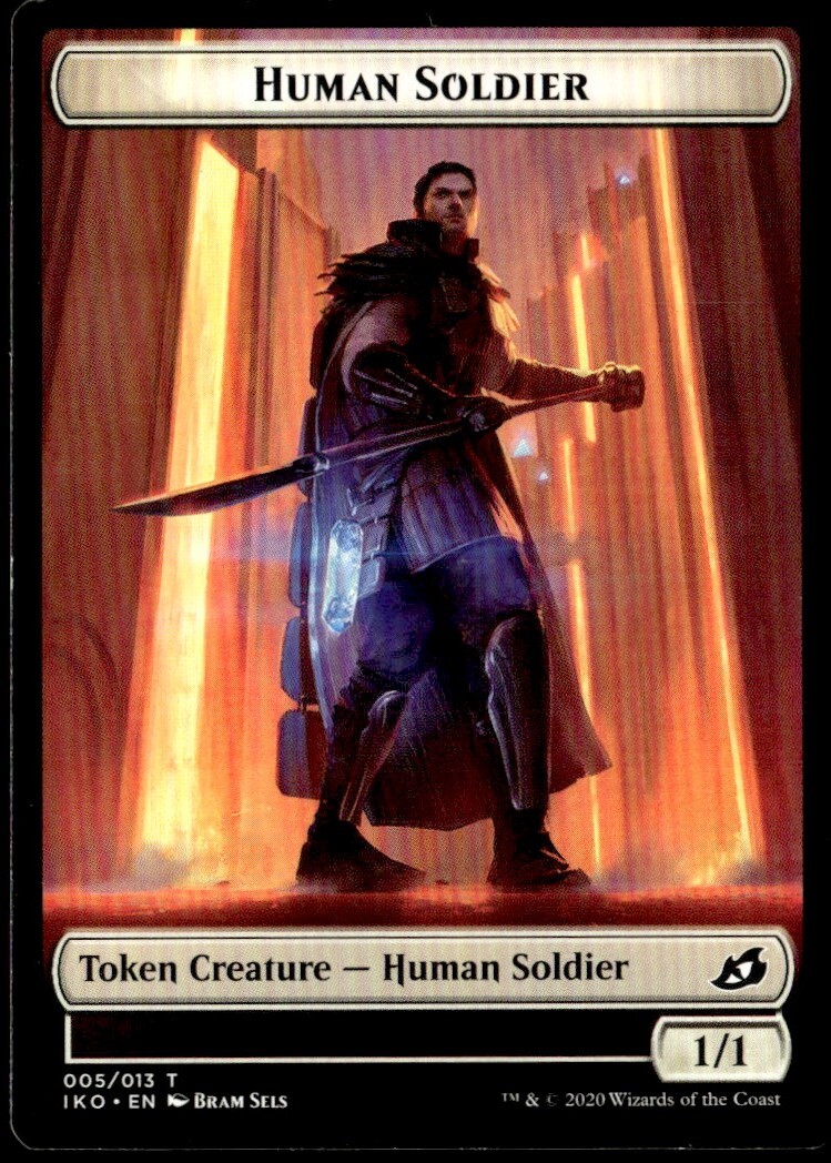 2020 Double Masters Tokens Human Soldier Token/Common #5