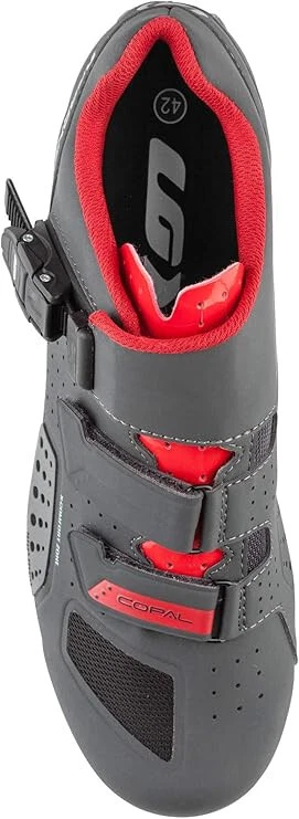 Louis Garneau, Men's Copal 2 Bike Shoes | Charcoal/Red | Sz 8 - Image 2 of 4
