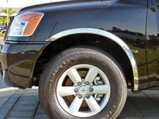 Fits Nissan Titan 2004-2015 Qaa Molded Stainless Chrome Wheel Fender Trims