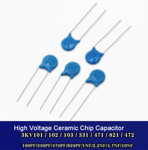 High Voltage Ceramic Chip Capacitor 3KV 101/102/103/222/331/471/472/821 10NF - Photo 1 sur 4
