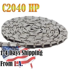 #C2040HP Hollow Pin Conveyor Roller Chain 10 Feet with 1 Connecting Link