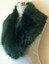 New DARK GREEN Gorgeous Fluffy Faux Fur Collar Stole Wrap Neck Warmer Scarf | eBay