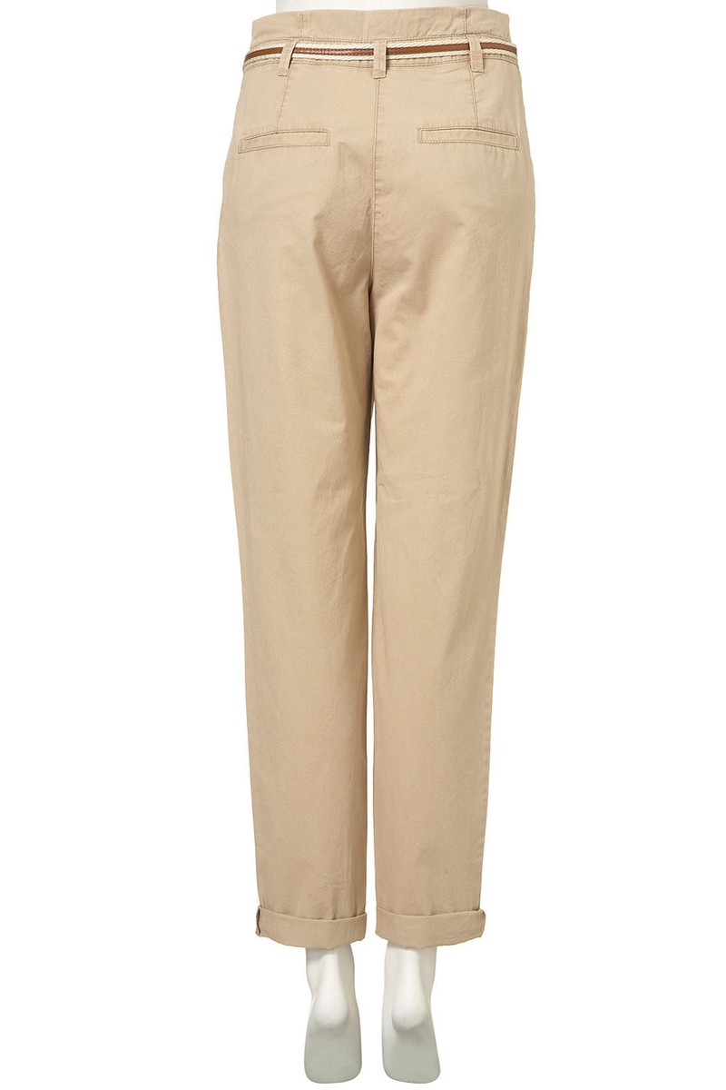 Chino Topshop UK 8 - Couleur Blonde (beige Clair) - 100% Coton - Neuf Avec étiquettes